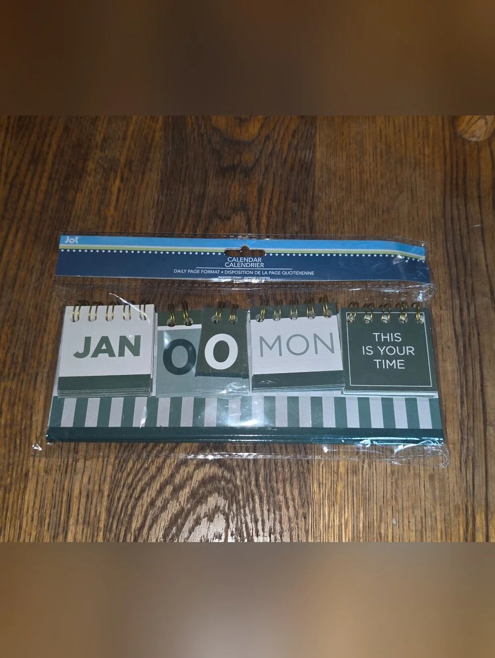 Jot Perpetual Flip Calendar NWT